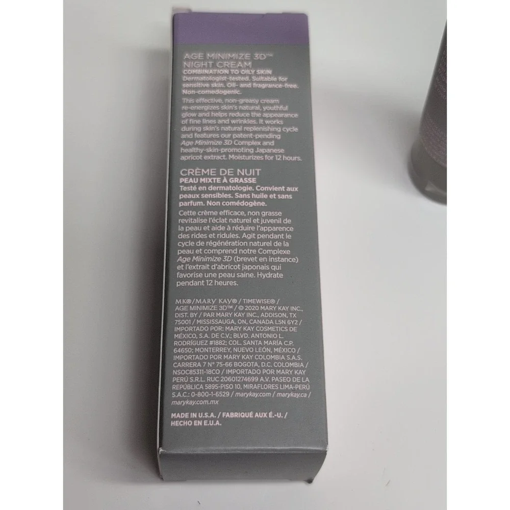 Mary‎ Kay Timewise Age Minimize 3d Night Cream New